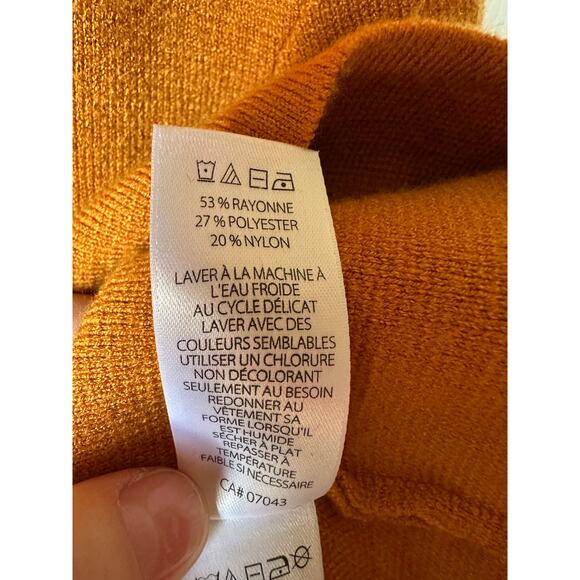 Willow Blossom Burnt Orange Button-Up Shacket Size M - Picture 6 of 6